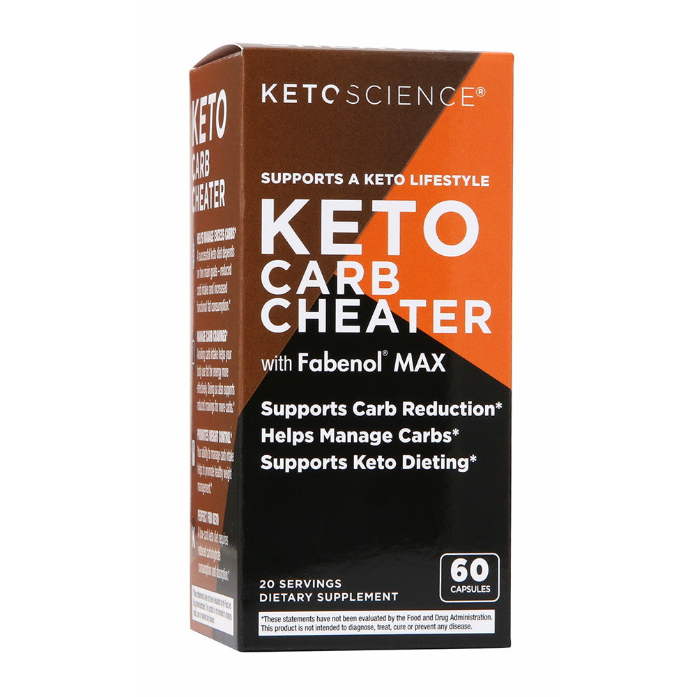 Keto Science Keto Carb Cheater, Supports Carb Reduction, 20 Servings, 60 Ea